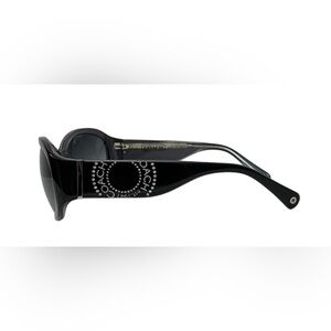 ✨🥳 Vintage Coach Alberta S845 Oval Shaped Rhinestone Black Sunglasses - Women’s